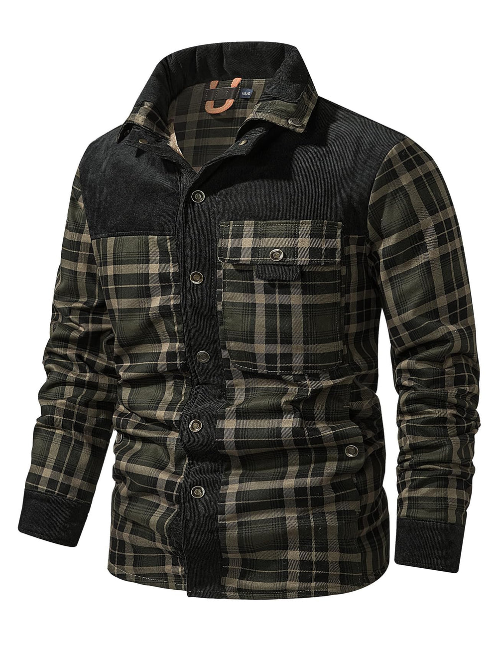 Gihuo shacket styled with jeans for urban casual look