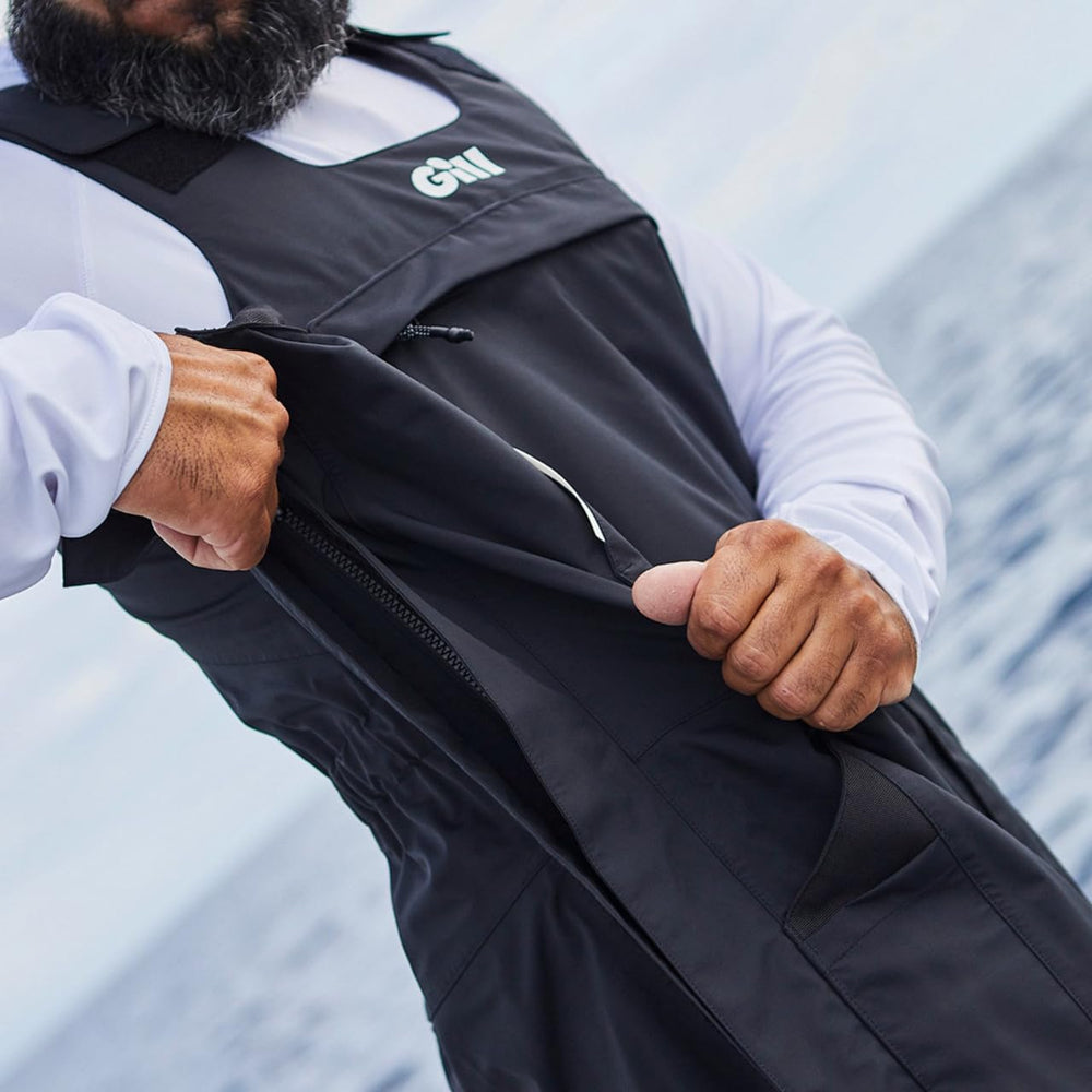 Gill Apex Pro-X 3-layer XPLORE+ fabric finish seals out spray