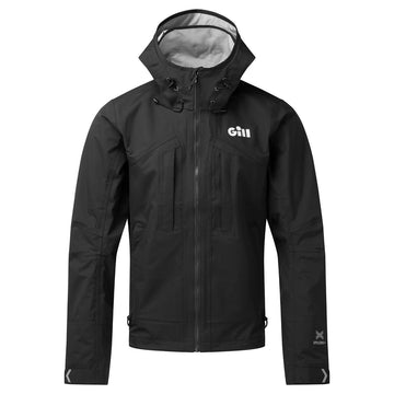 Gill Apex Pro-X hooded jacket in action for secure fit.