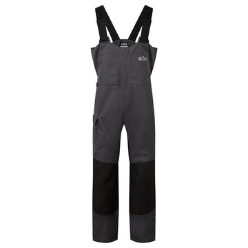 Gill Aspect Bib Shadow XL back view highlighting taped seams and durable fabric