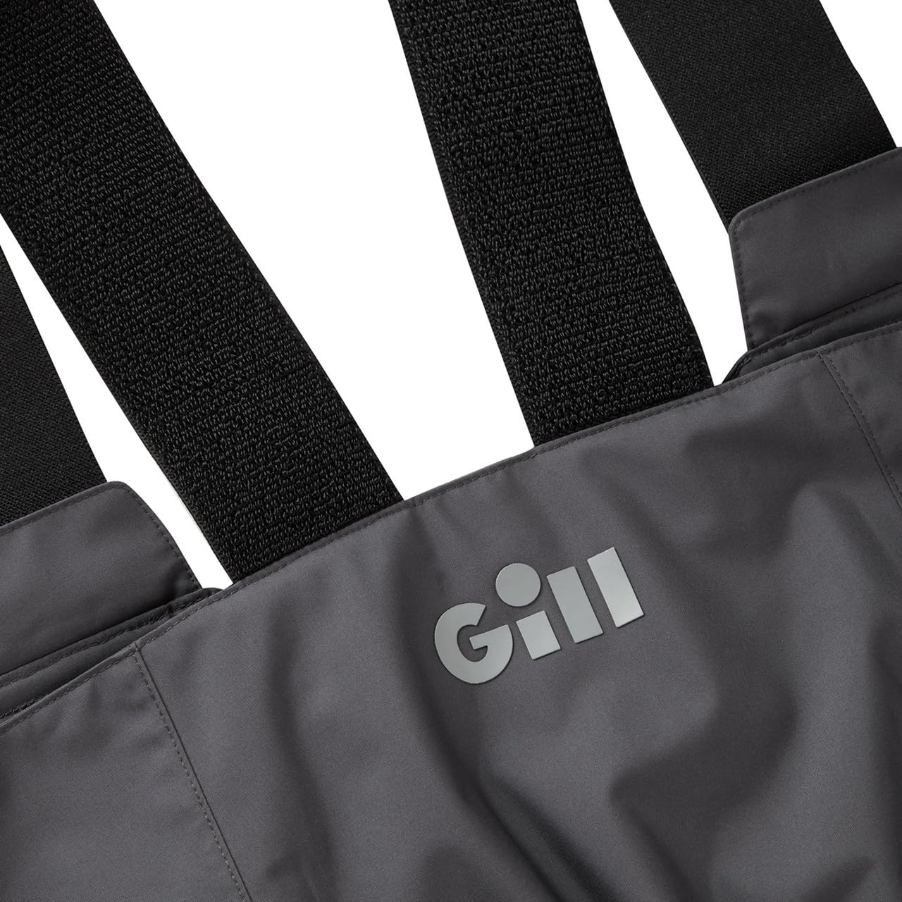 Gill Aspect Bib Shadow XXL elastic waist ensures a snug, adjustable fit.