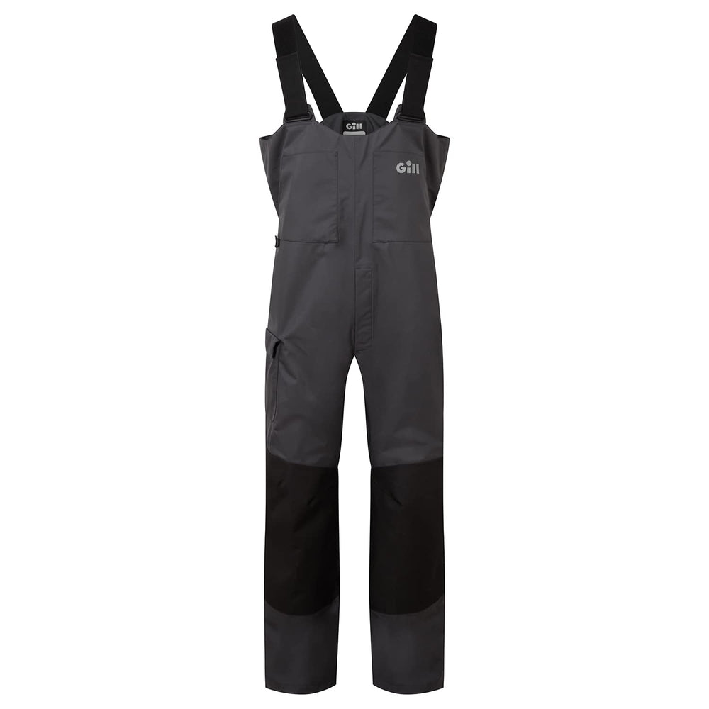 Gill Aspect Bib Shadow XXL front view demonstrates waterproof, breathable design for all-day water work.