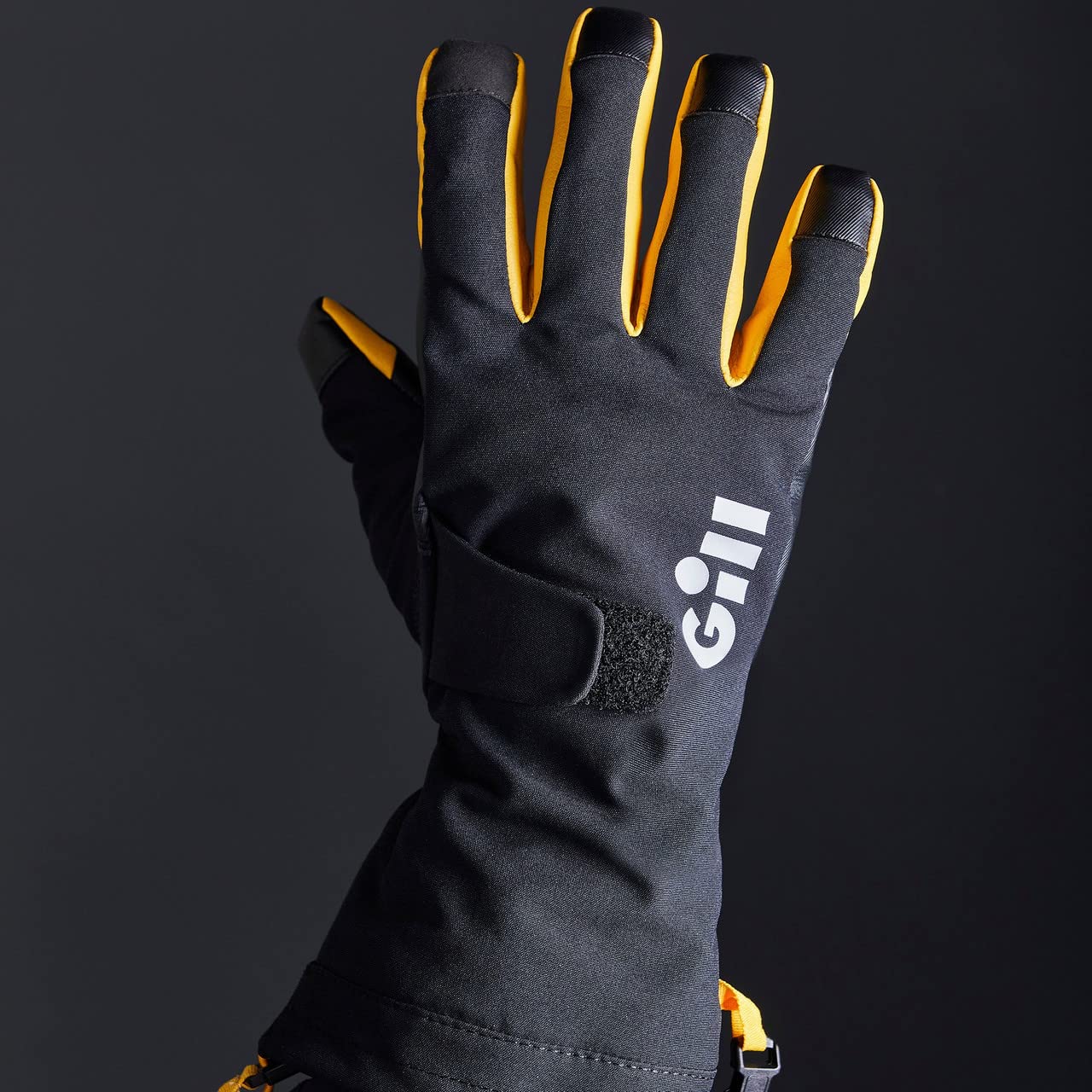 Gill Helmsman Proton-Ultra XD palm enhances flexible grip.