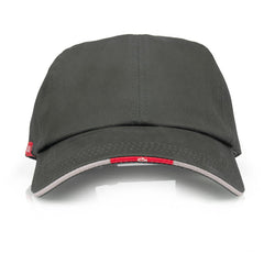 Gill Marine Cap Graphite embroidered logo and peak detail for nautical style.