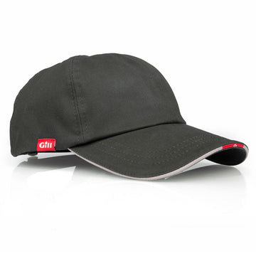 Gill Marine Cap Graphite side profile showing branded peak detail.