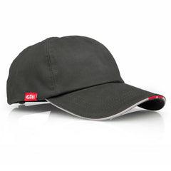 Gill Marine Cap Graphite side profile showing branded peak detail.