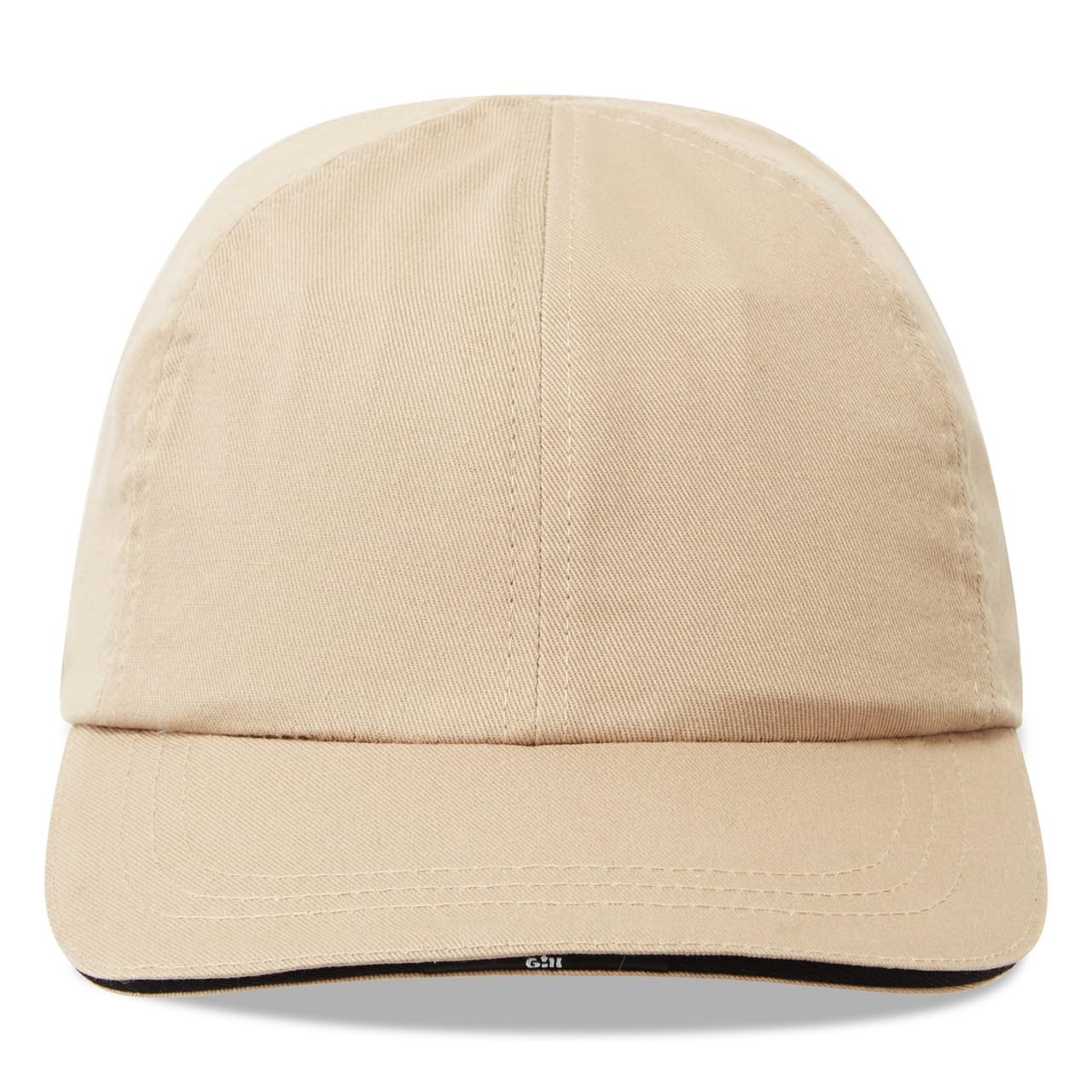 Gill Marine Cap khaki side view showing sun-shielding brim and secure fit