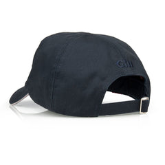 Gill Marine Cap Navy back view with non-corrosive rear adjustor for secure sizing