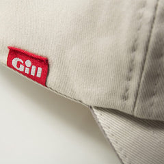 Gill Marine Cap Silver Grey side view highlighting secure fit and brim.