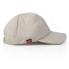 Gill Marine Cap Silver Grey worn on deck for rain and sun protection.