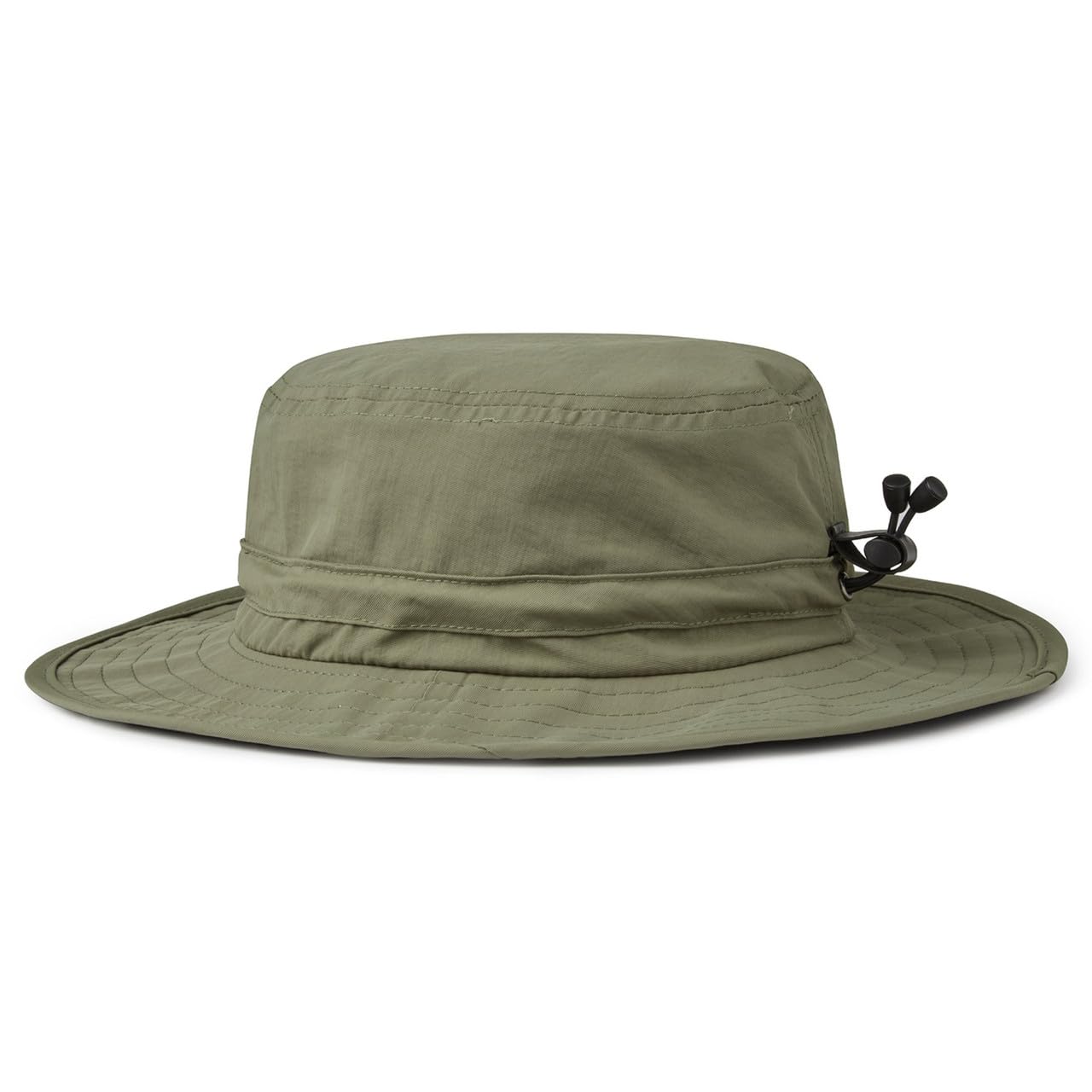 Gill marine sun hat worn on dock highlights 50+ UV protection