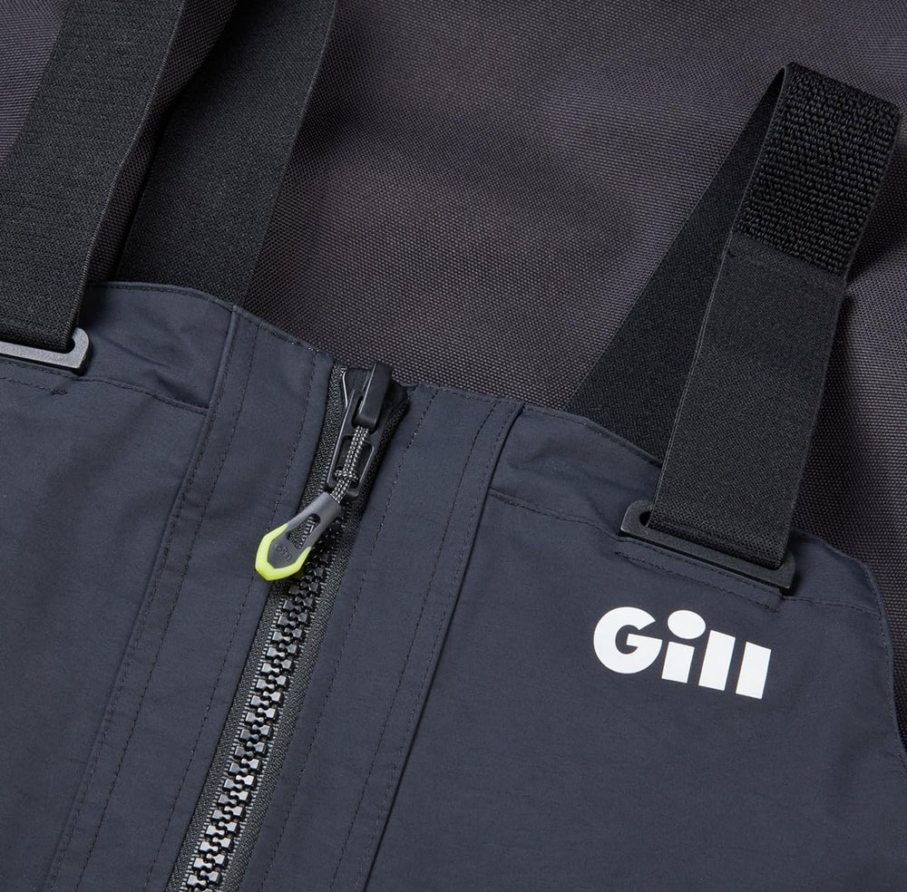 Gill Mens OS3 adjustable braces ensure secure, comfortable fit for marine movement.