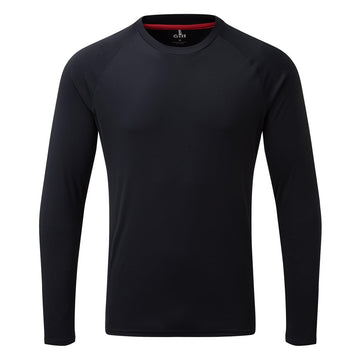 Gill UV Tec Quick-Dry fabric emphasizes moisture-wicking performance on water.