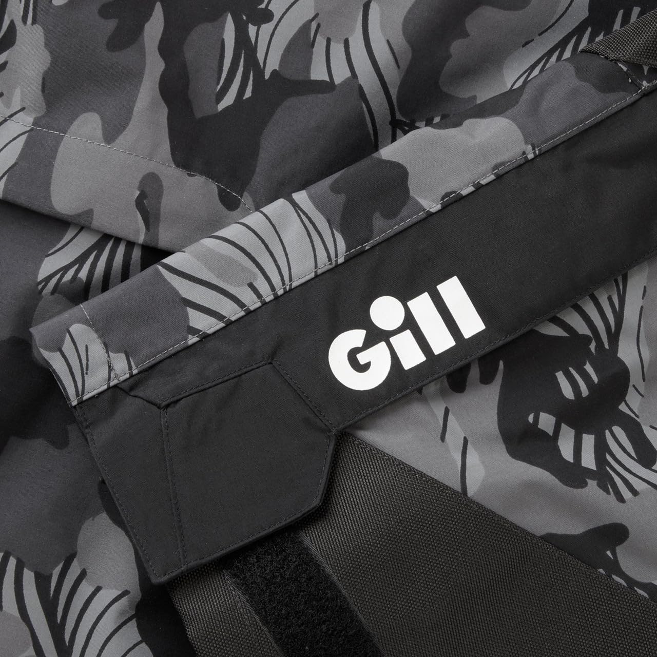 Gill Meridian-X bib stretch back panel demonstrates flexible mobility