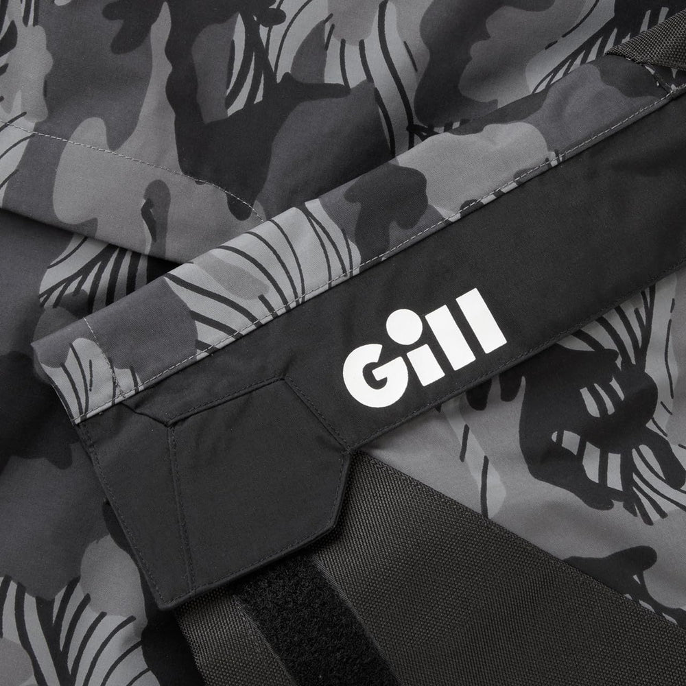 Gill Meridian-X bib stretch back panel demonstrates flexible mobility