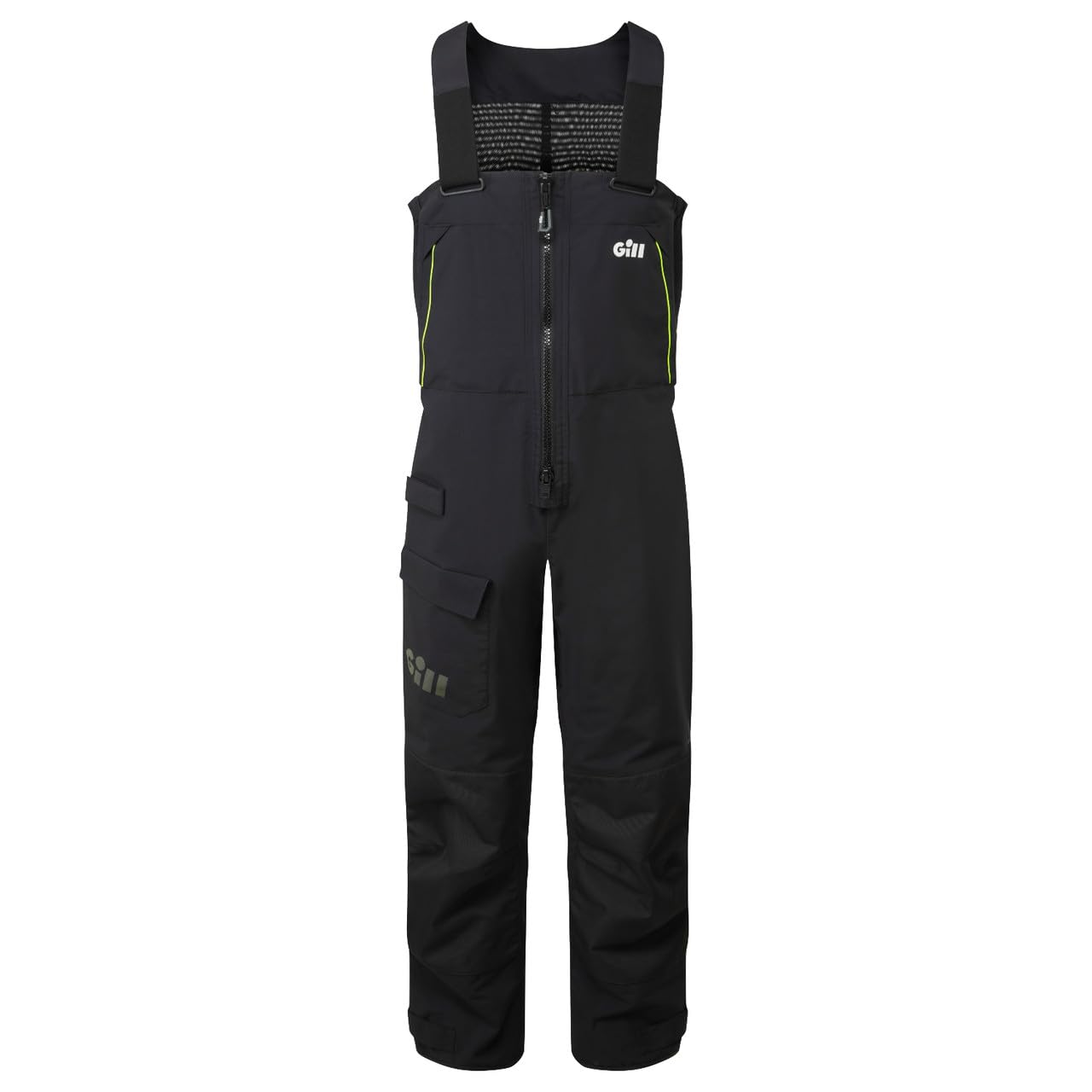 Gill OS2 offshore trouser waist area close-up with adjustable elastic waistband