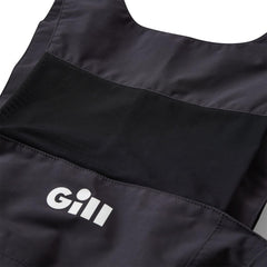 Gill OS2 Offshore Trousers back view demonstrates reinforced fabric for durability at sea.