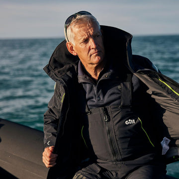 Gill OS2 Offshore Trousers elasticated waist enhances comfort on long passages.
