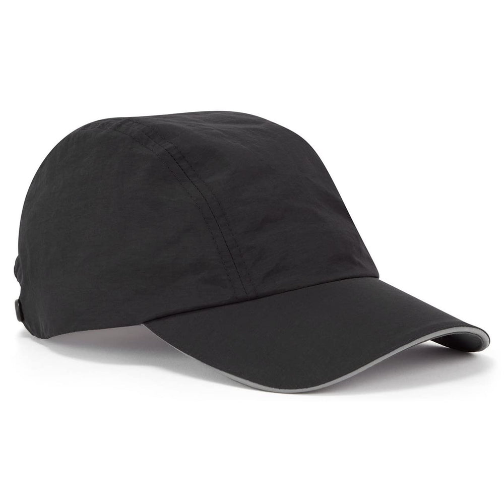 Gill Regatta Cap corrosion-proof retainer clip secures cap on windy days