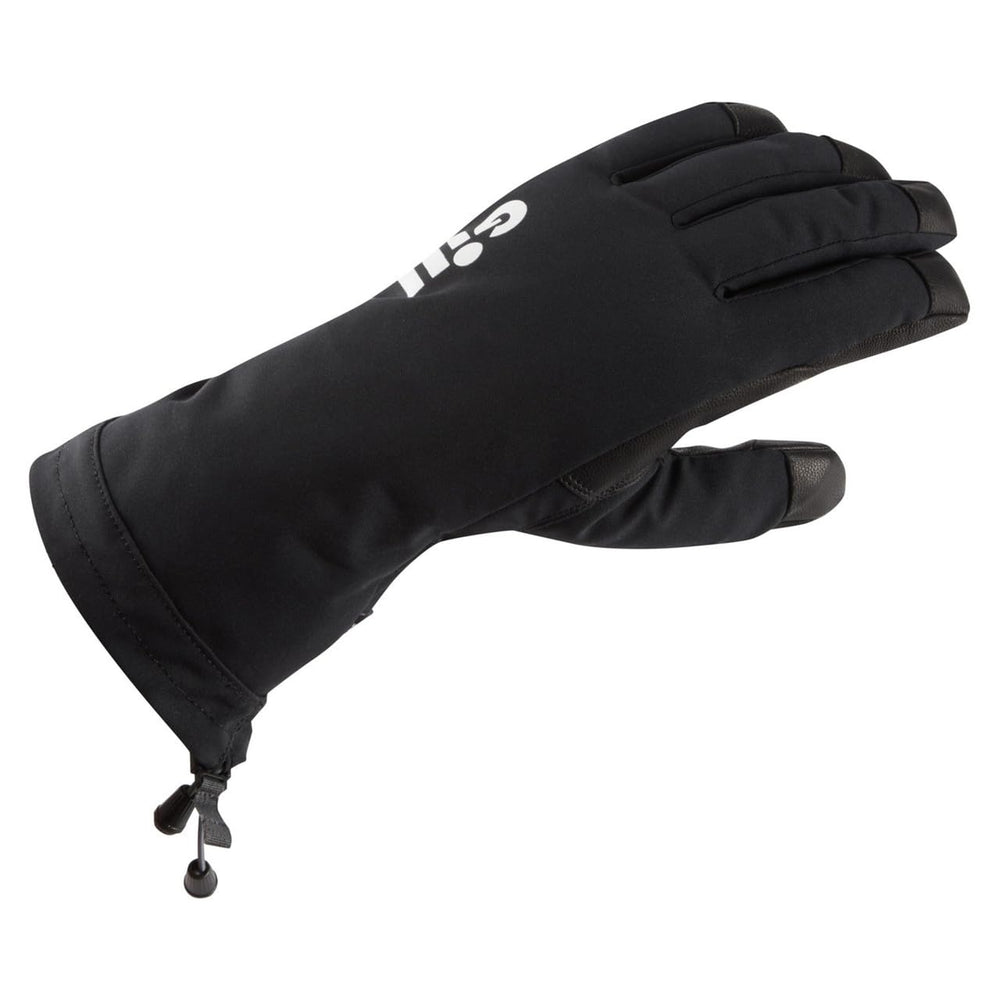 Gill Tournament gloves showing thermal insulation for warmth on cold fishing days.