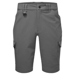 Gill UV Tec Pro Shorts ash front view showing UPF 50+ protection and quick-dry fabric.