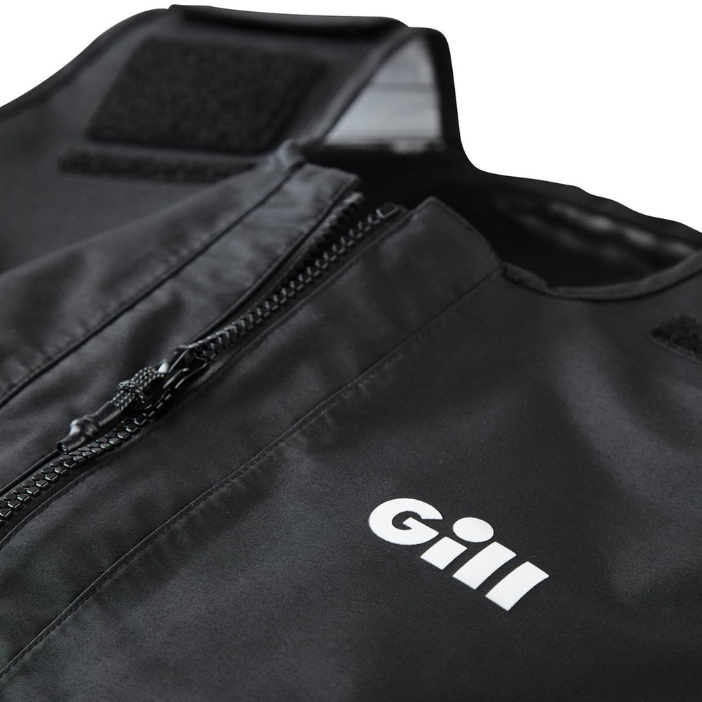 Gill Verso Salopette Bib cargo thigh pocket with clear touch-screen access for devices.