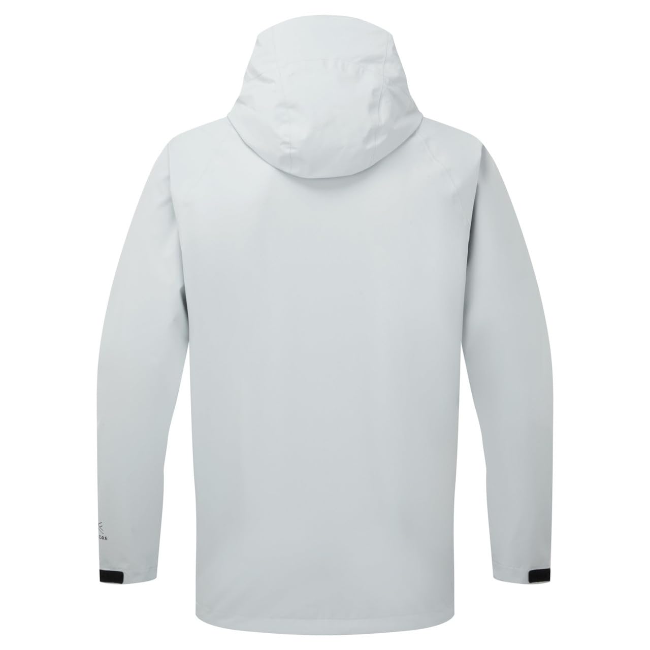 Gill Voyager Rain Jacket back view emphasizes breathable fabric and minimalist silhouette.