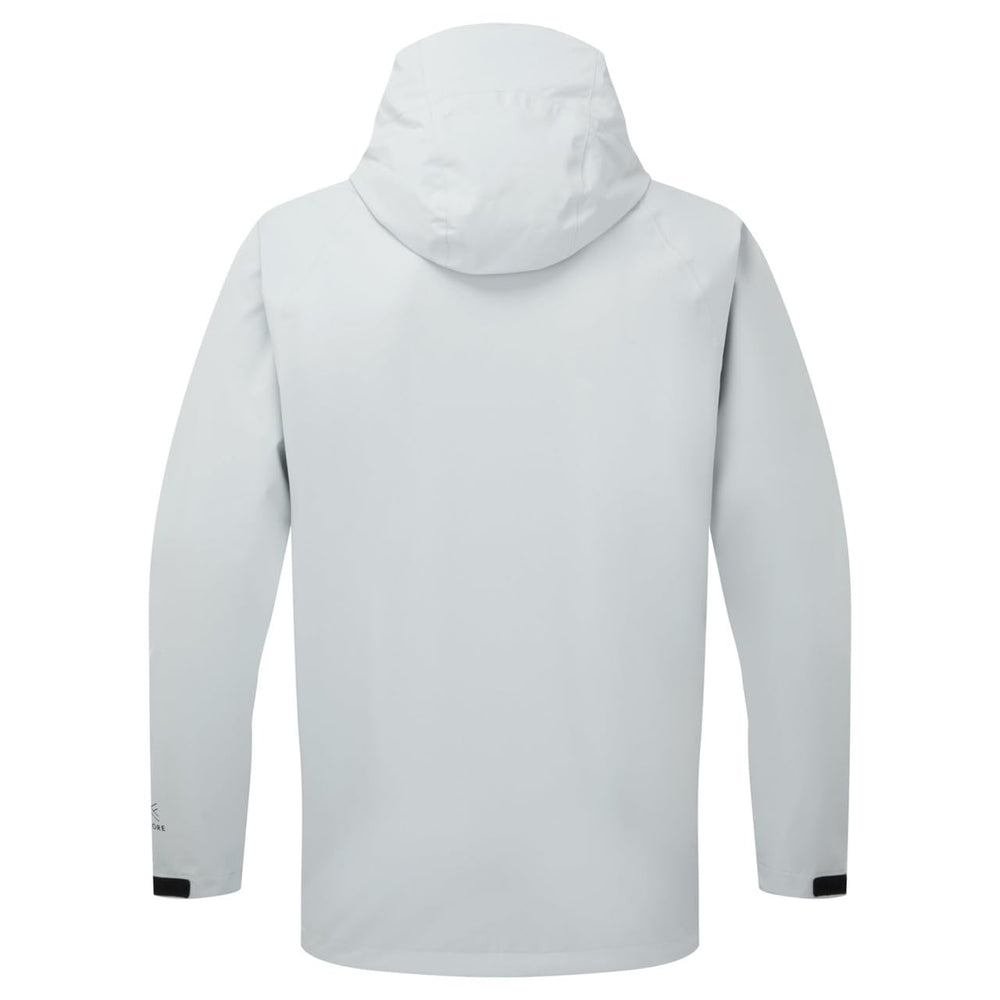 Gill Voyager Rain Jacket back view emphasizes breathable fabric and minimalist silhouette.