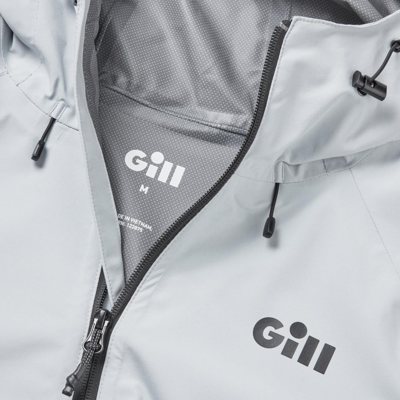 Gill Voyager Rain Jacket cuff detail showcases adjustable cuffs for a tailored wet-weather fit.