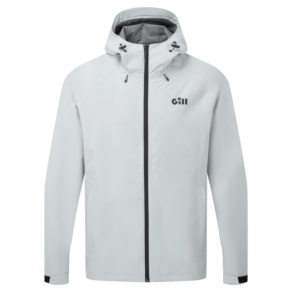 Gill Voyager Rain Jacket side pocket close-up highlights secure zip storage on the go.