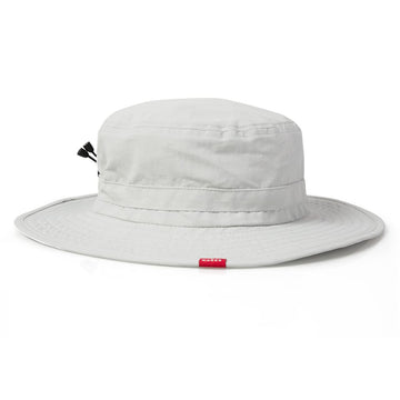 Gill marine sun hat offers 50+ UV protection, ideal for long days on the water.
