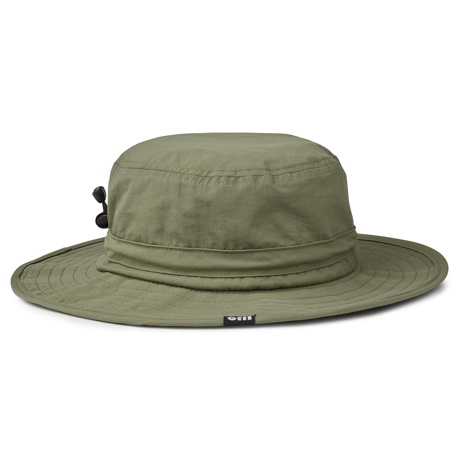 Gill water-resistant marine sun hat sage side view for UV protection during outings