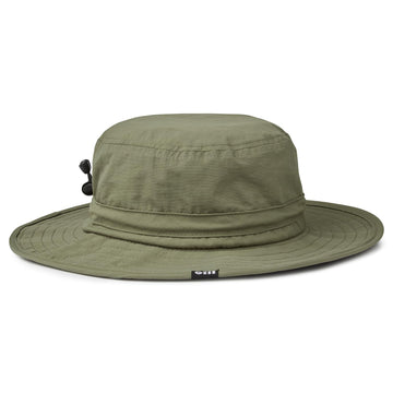 Gill water-resistant marine sun hat sage side view for UV protection during outings