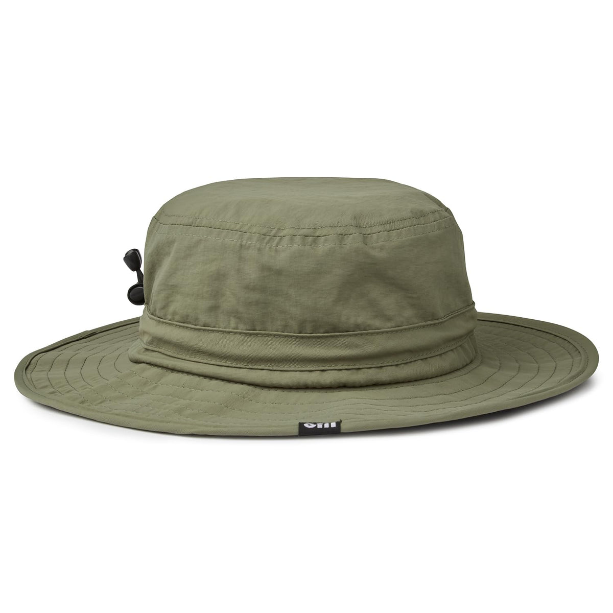 Gill water-resistant marine sun hat sage side view for UV protection during outings