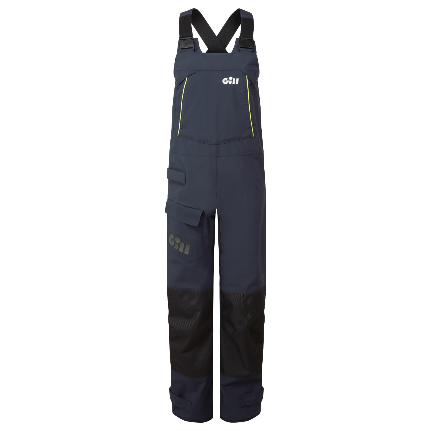 Gill Womens OS2 trousers front view showing waterproof outer shell for wet-weather sailing