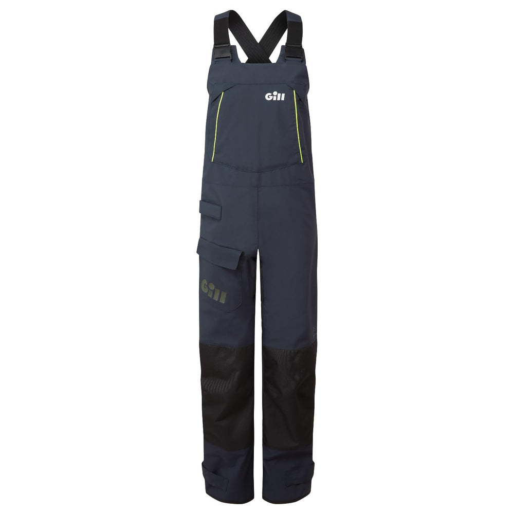 Gill Womens OS2 trousers front view showing waterproof outer shell for wet-weather sailing
