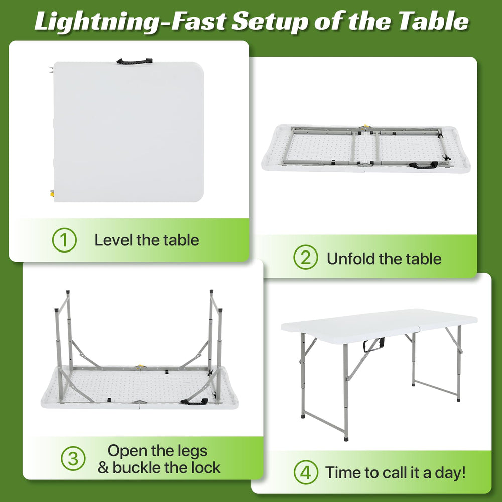 GINMAON table suitable for indoor and outdoor gatherings.