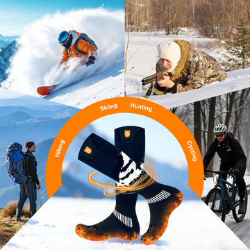 GIOIGOO durable, soft-knit socks deliver reliable comfort during chilly commutes and camping trips.