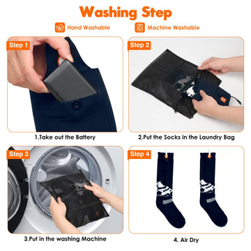 GIOIGOO machine-washable warm socks simplify care while staying skin-friendly.