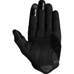 Giro DND Gel gloves three-piece palm supports natural hand movement.