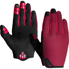 Giro La DND glove palm view emphasizing Technogel padding for superior pressure distribution.
