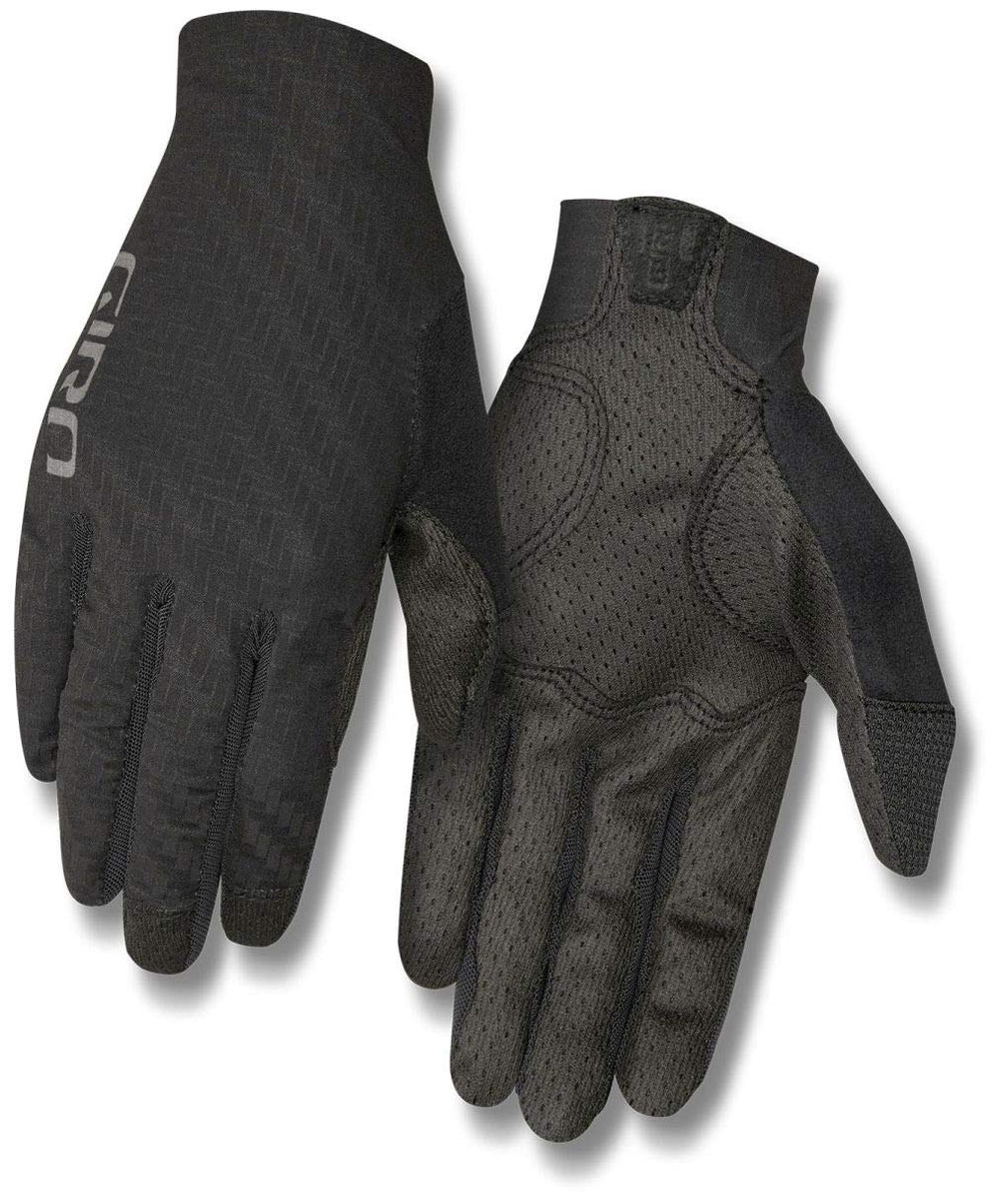 Giro Riv'ette CS women's gloves front view; titanium/black, enhanced grip and all-day comfort