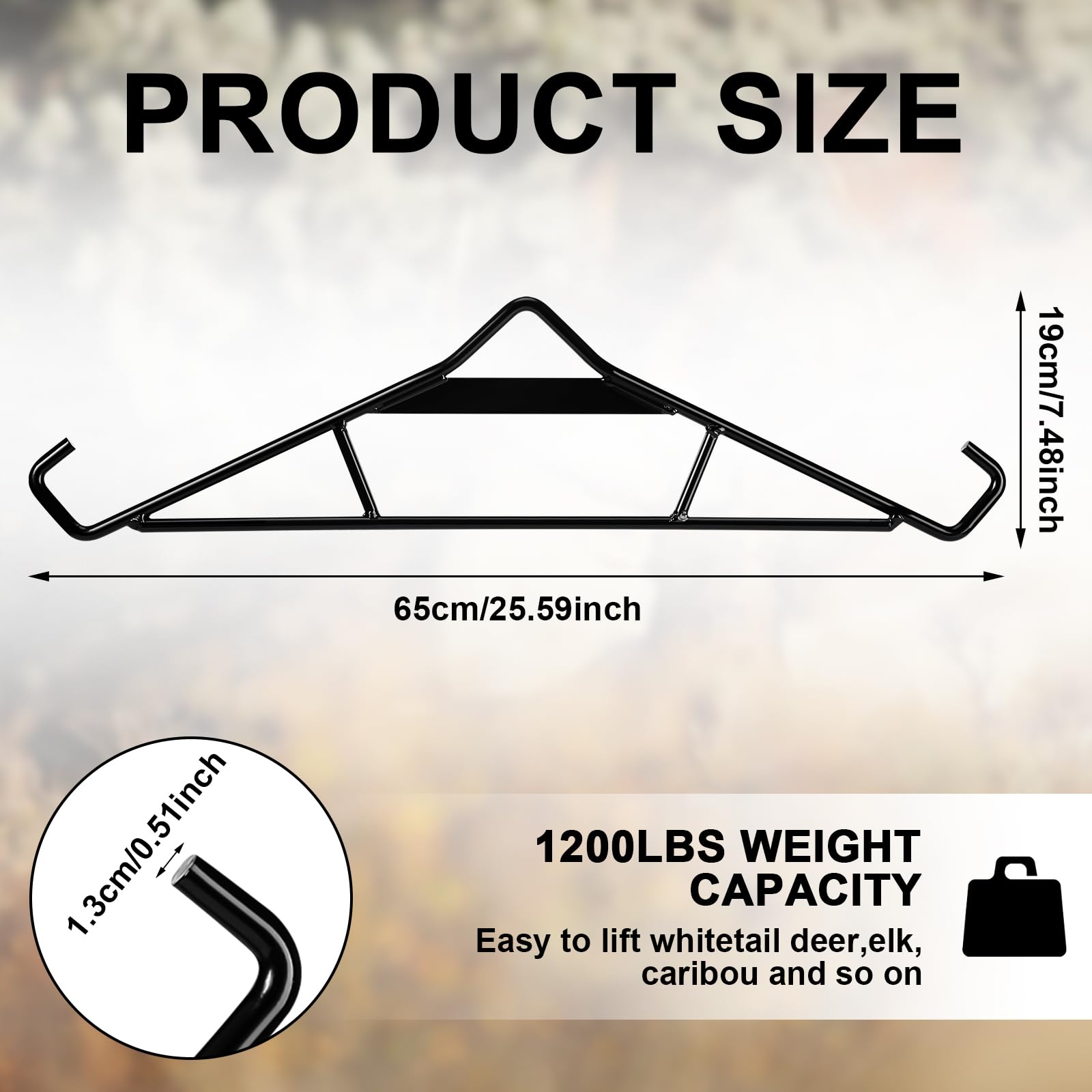 Gisafai 2pack-deer-gambrel highlights dual-pack convenience for bulk hunts.