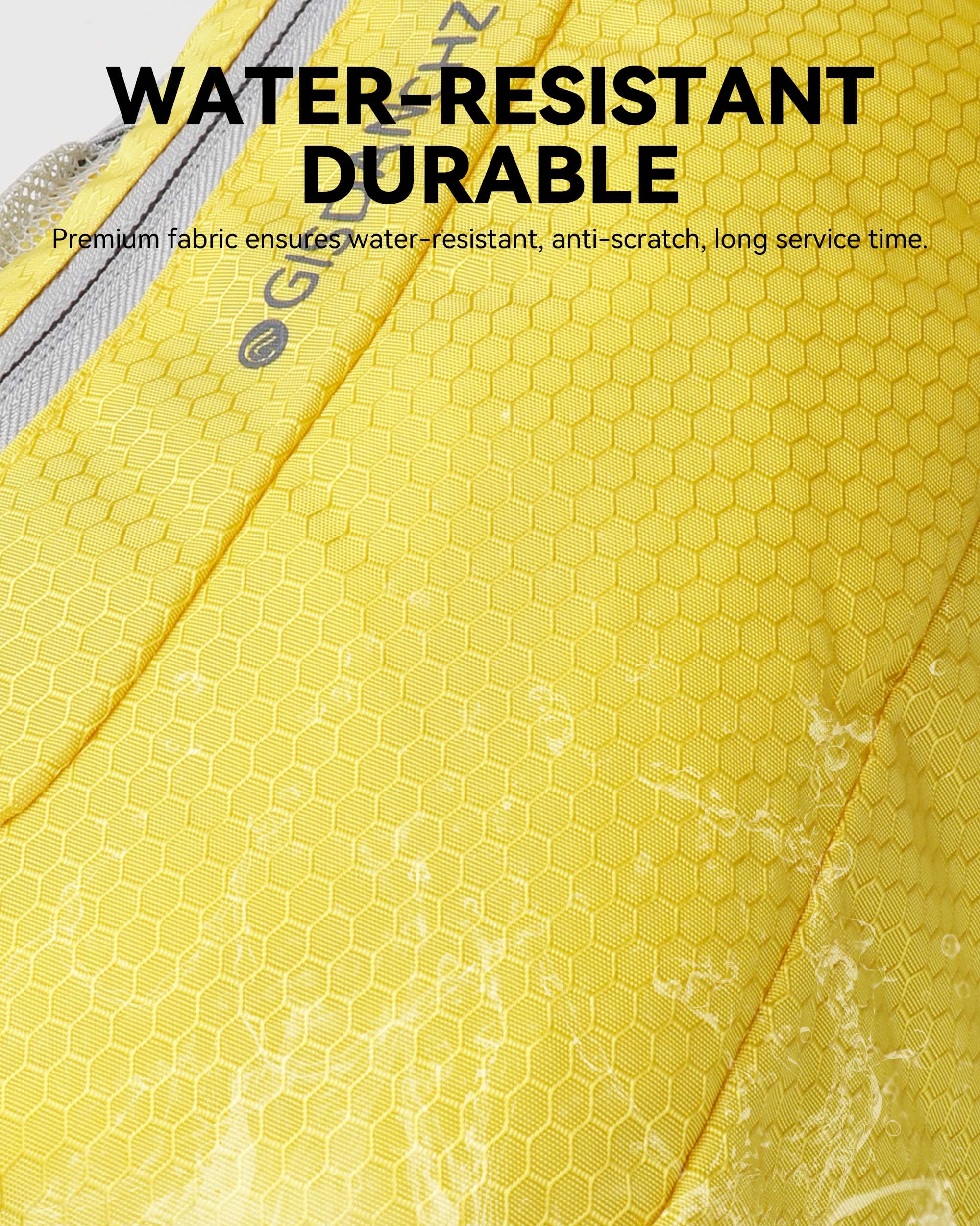 Gisdanchz sling bag back panel offers breathable comfort