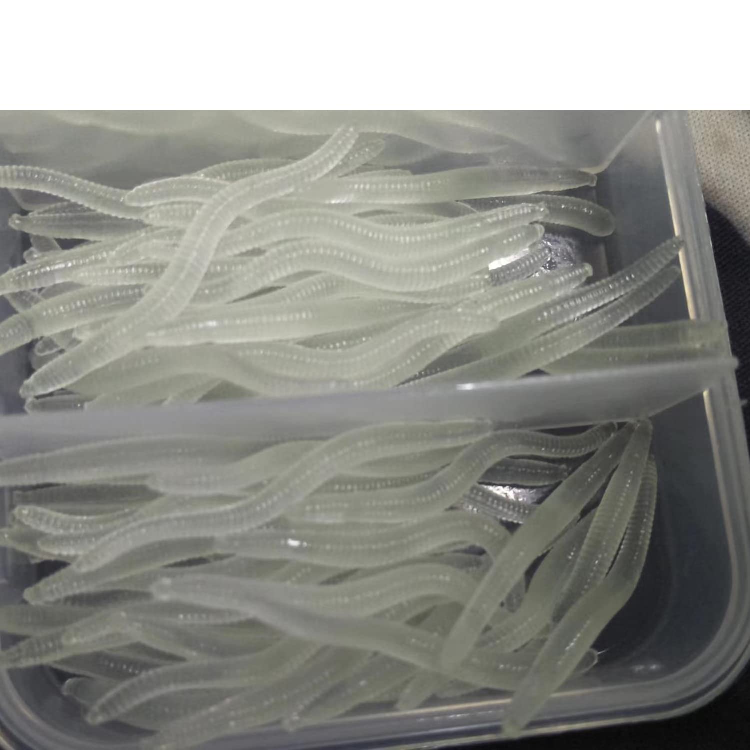 GITSEE 200pcs Soft Worms Lure Kit – assorted soft worm lures for freshwater and saltwater