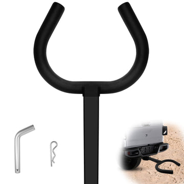 Gjkldcvb hitch toilet seat with soft cushion supports comfortable camping use.