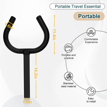 Gjkldcvb portable trailer toilet frame ready for quick RV installation.