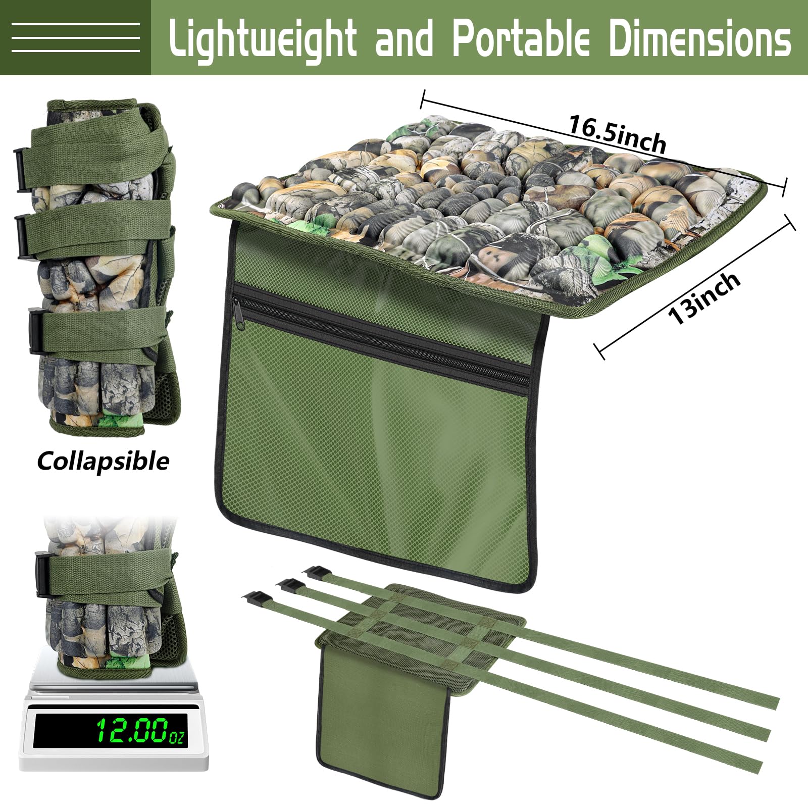 GJL two-pack tree stand seats ready for outdoor use