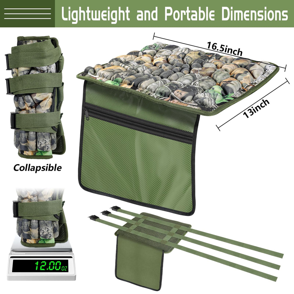 GJL two-pack tree stand seats ready for outdoor use