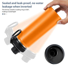 GJV 24oz bottle uses double-wall vacuum insulation to keep drinks cold or hot longer.